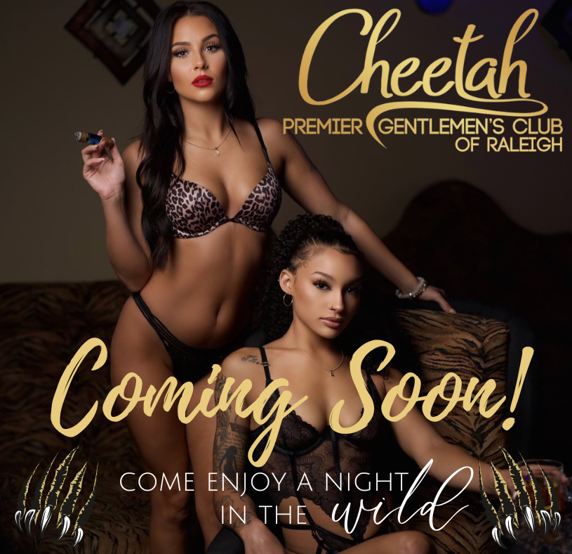 Cheetah Raleigh coming soon graphic