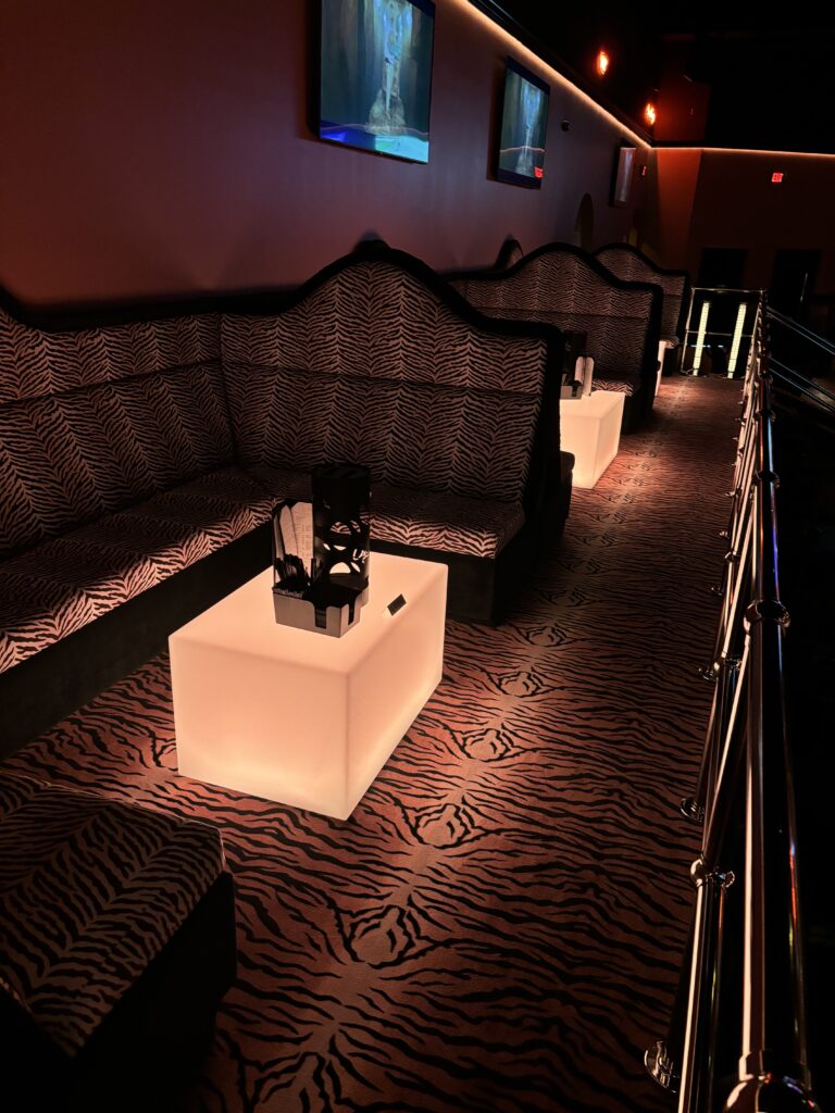 Cheetah Raleigh VIP booths