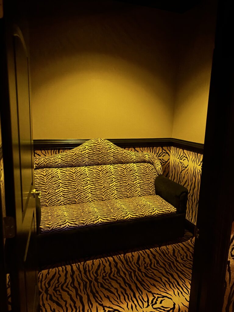 Cheetah Raleigh couch room